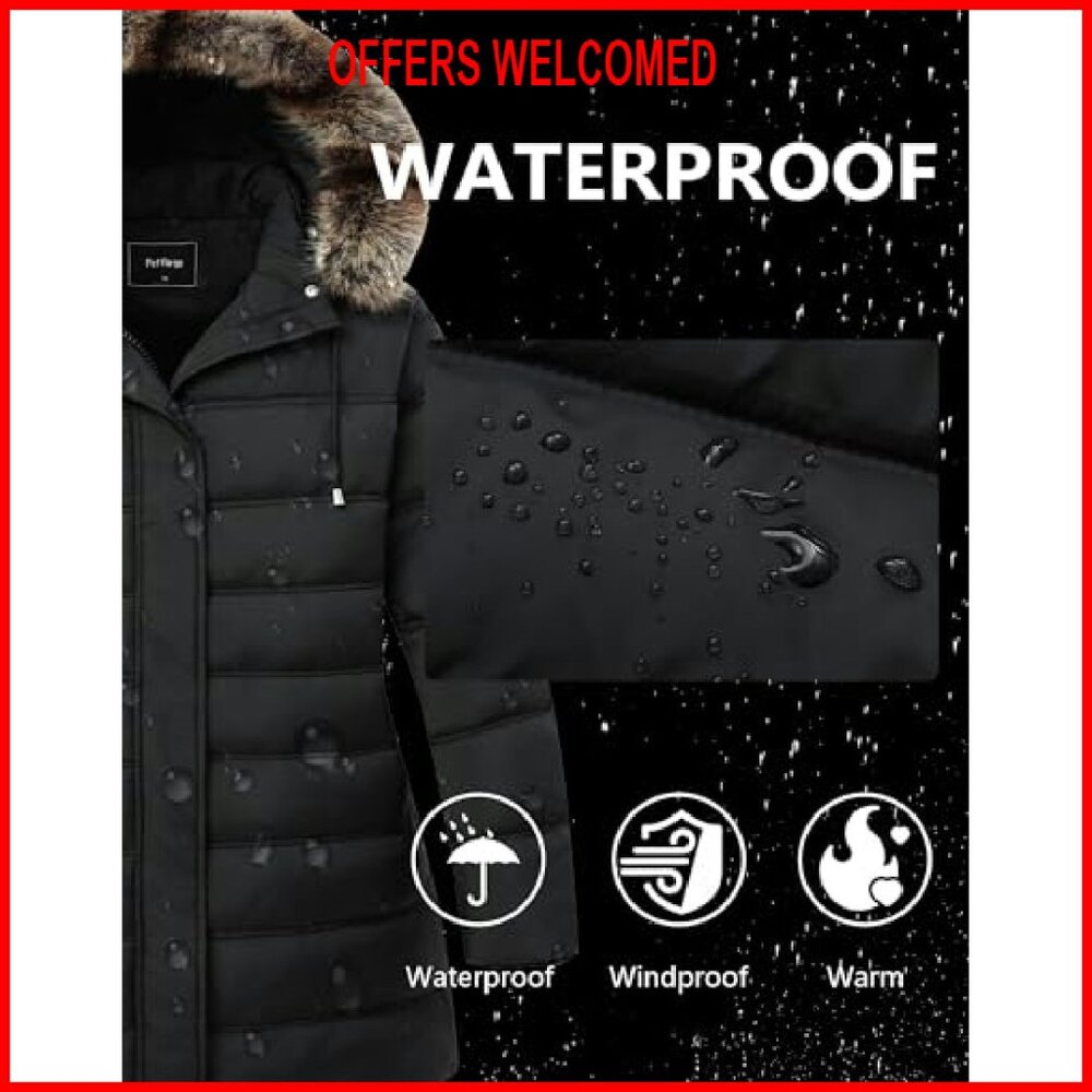 Plus Size Down Puffer Jacket Windproof Waterproof… - image 6